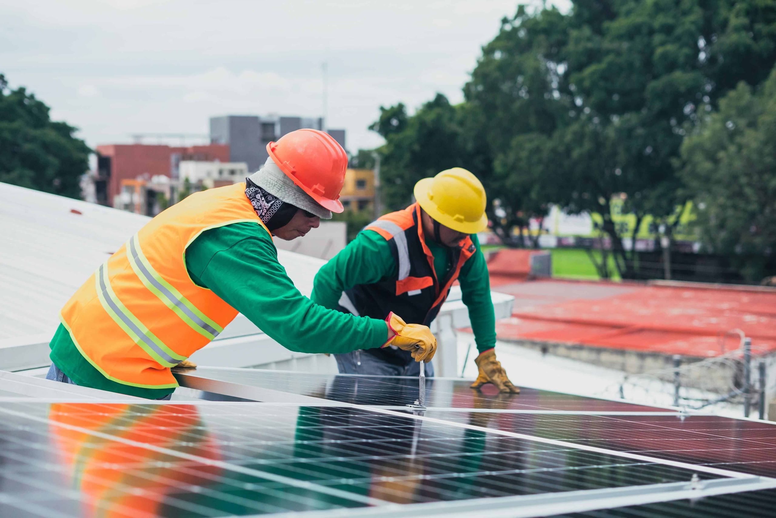 Setting up solar for new construction